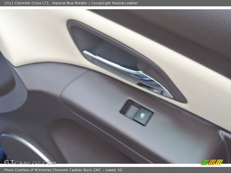 Imperial Blue Metallic / Cocoa/Light Neutral Leather 2011 Chevrolet Cruze LTZ