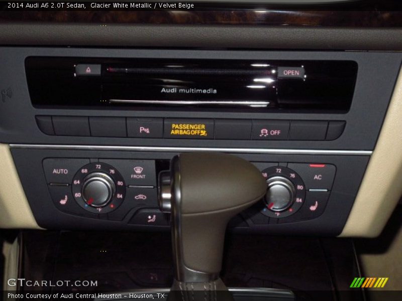 Glacier White Metallic / Velvet Beige 2014 Audi A6 2.0T Sedan