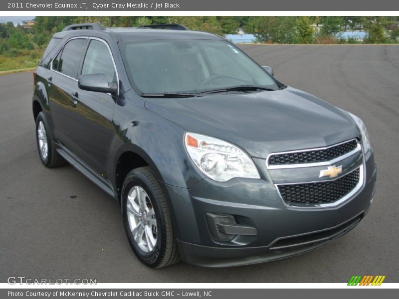 Cyber Gray Metallic / Jet Black 2011 Chevrolet Equinox LT