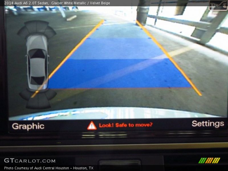 Glacier White Metallic / Velvet Beige 2014 Audi A6 2.0T Sedan