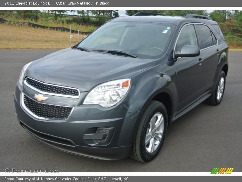 Cyber Gray Metallic / Jet Black 2011 Chevrolet Equinox LT