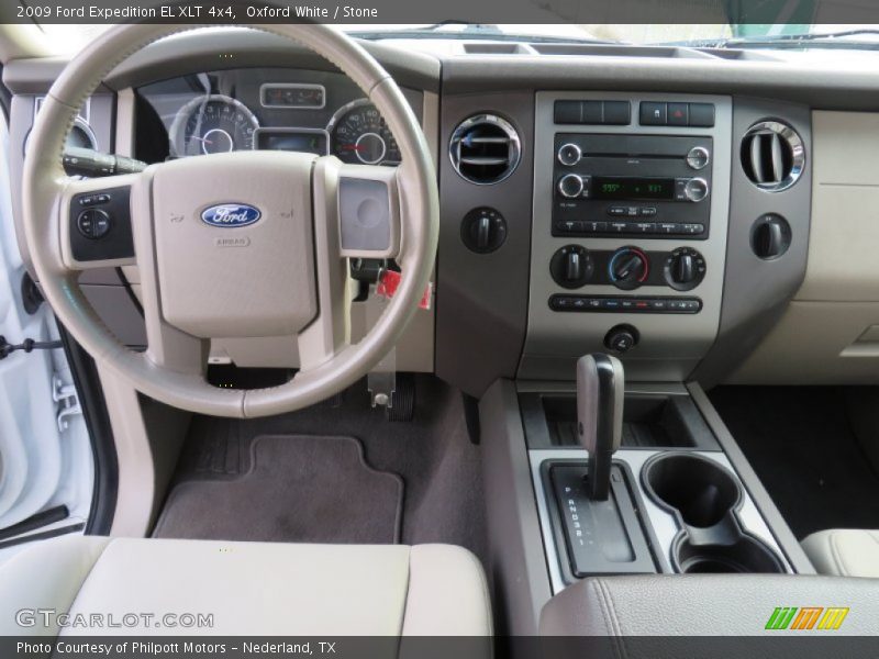 Oxford White / Stone 2009 Ford Expedition EL XLT 4x4