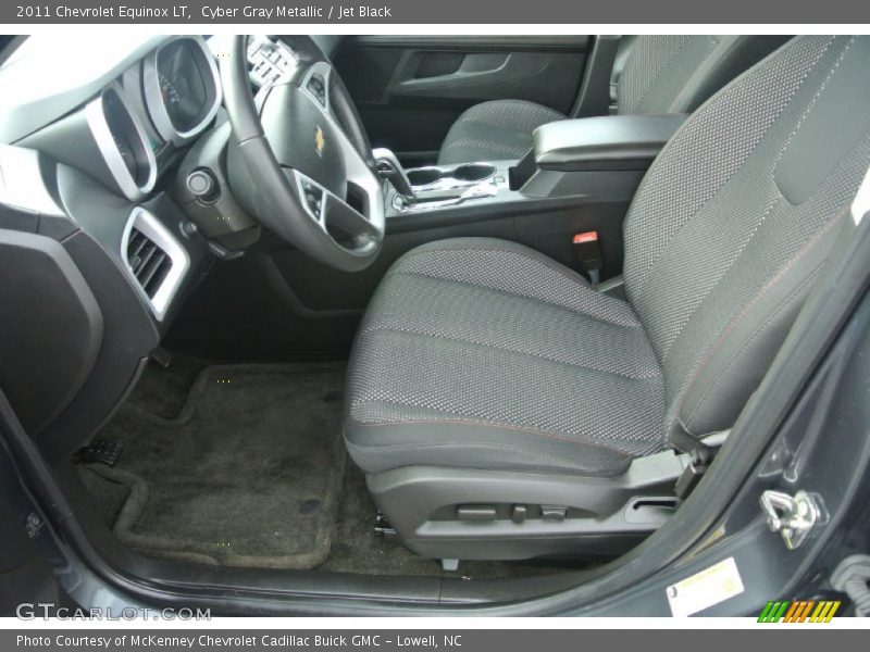 Cyber Gray Metallic / Jet Black 2011 Chevrolet Equinox LT