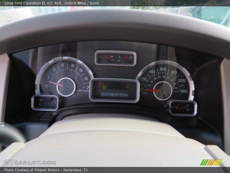 Oxford White / Stone 2009 Ford Expedition EL XLT 4x4
