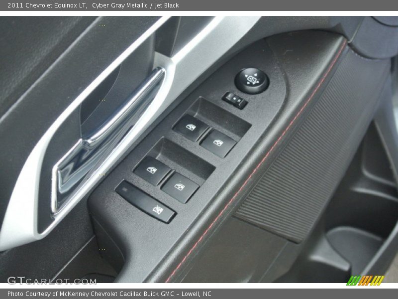 Cyber Gray Metallic / Jet Black 2011 Chevrolet Equinox LT