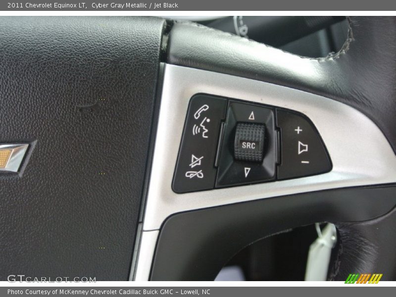Cyber Gray Metallic / Jet Black 2011 Chevrolet Equinox LT