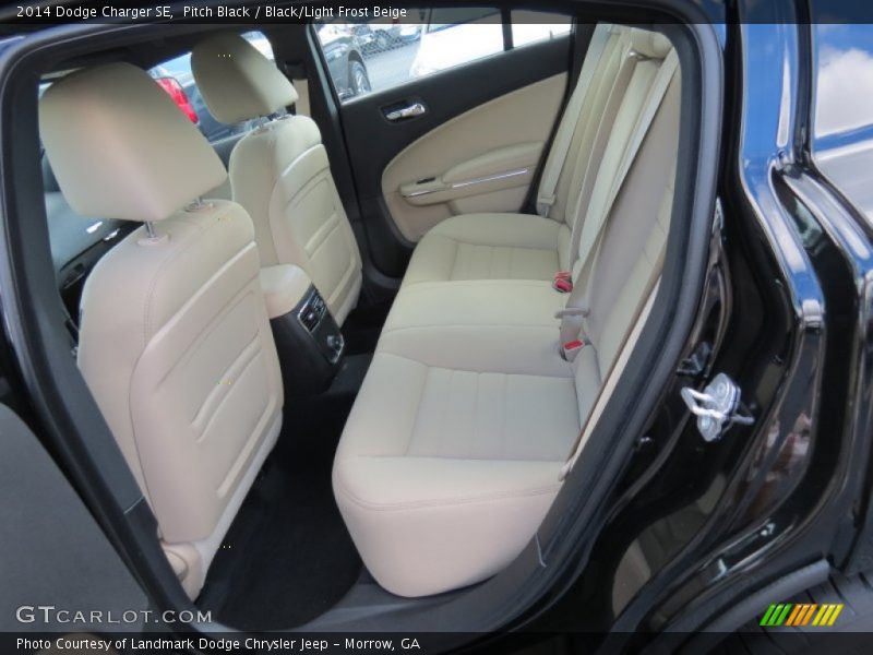Pitch Black / Black/Light Frost Beige 2014 Dodge Charger SE