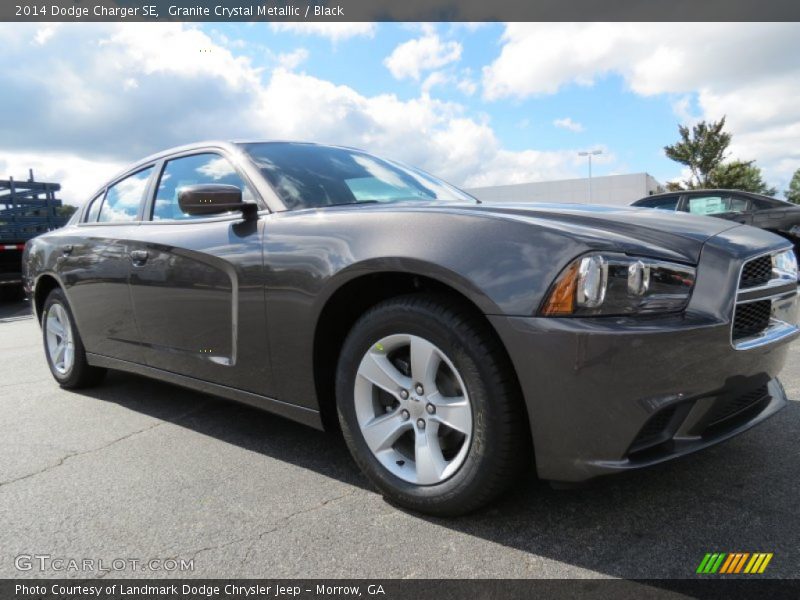 Granite Crystal Metallic / Black 2014 Dodge Charger SE