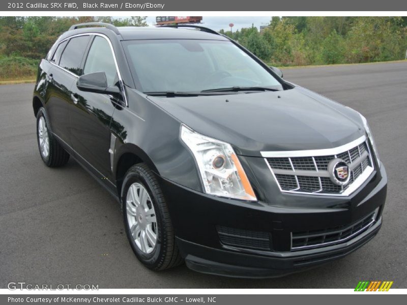 Black Raven / Ebony/Ebony 2012 Cadillac SRX FWD