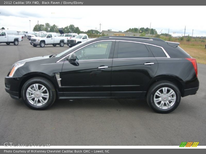 Black Raven / Ebony/Ebony 2012 Cadillac SRX FWD