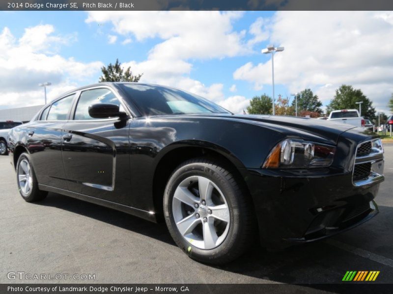Pitch Black / Black 2014 Dodge Charger SE