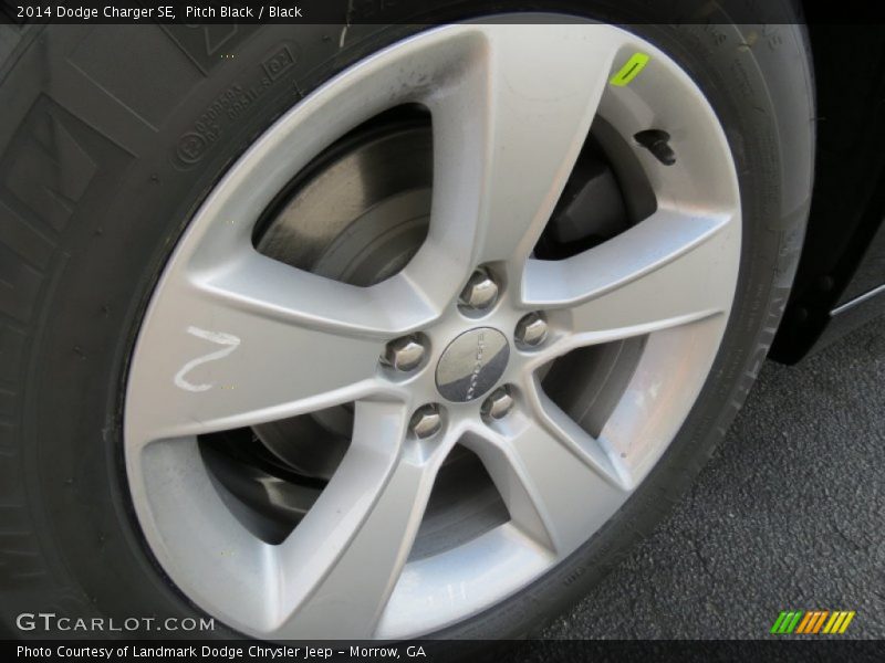 Pitch Black / Black 2014 Dodge Charger SE