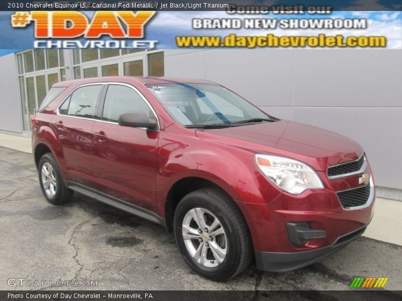 Cardinal Red Metallic / Jet Black/Light Titanium 2010 Chevrolet Equinox LS