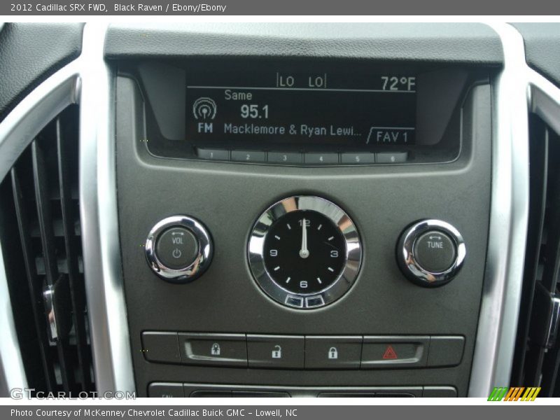 Black Raven / Ebony/Ebony 2012 Cadillac SRX FWD