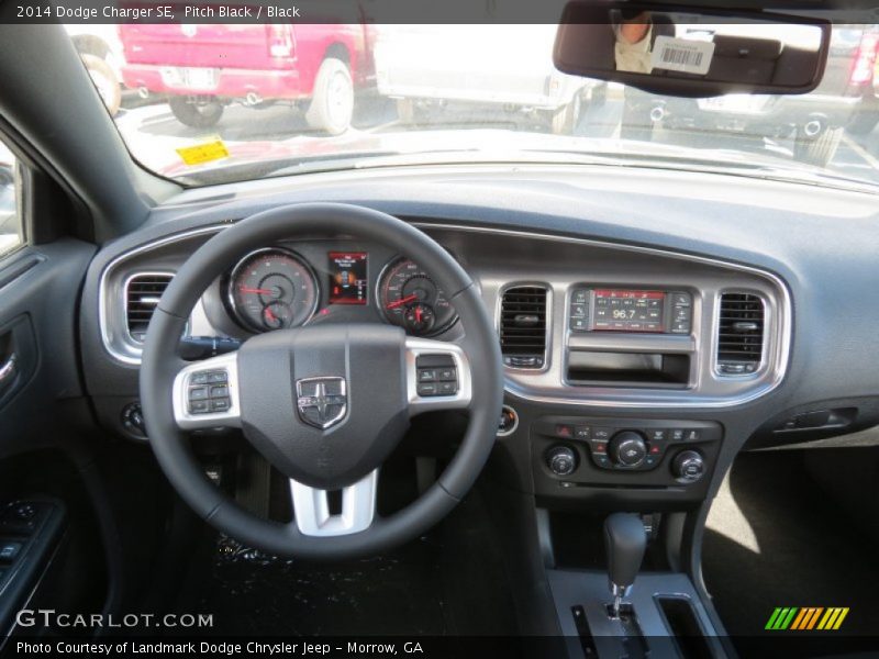 Pitch Black / Black 2014 Dodge Charger SE