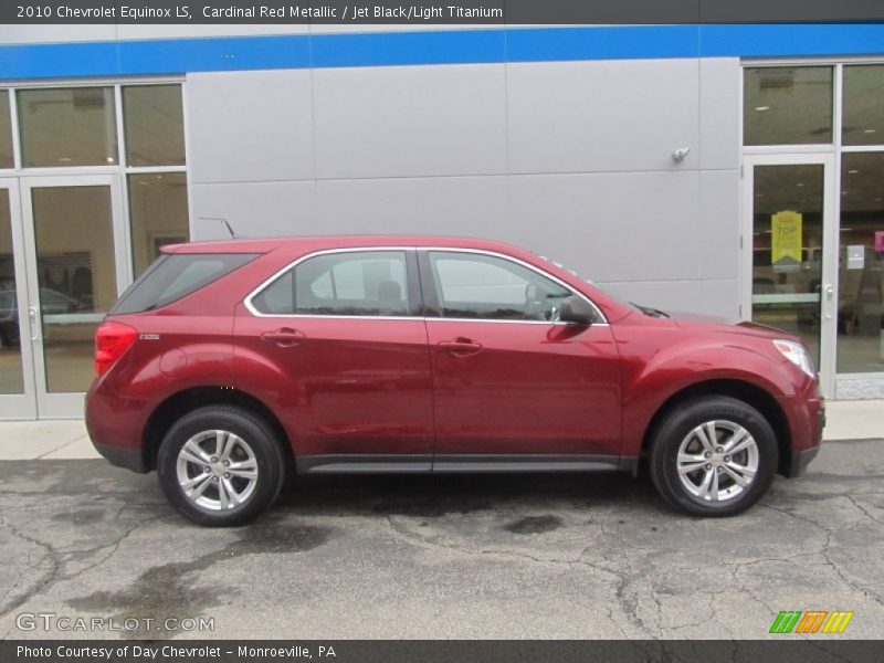 Cardinal Red Metallic / Jet Black/Light Titanium 2010 Chevrolet Equinox LS