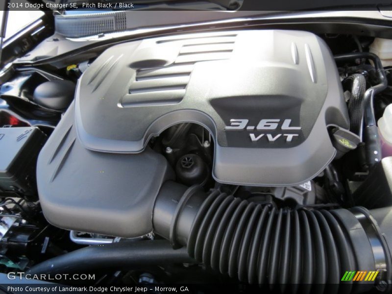 Pitch Black / Black 2014 Dodge Charger SE