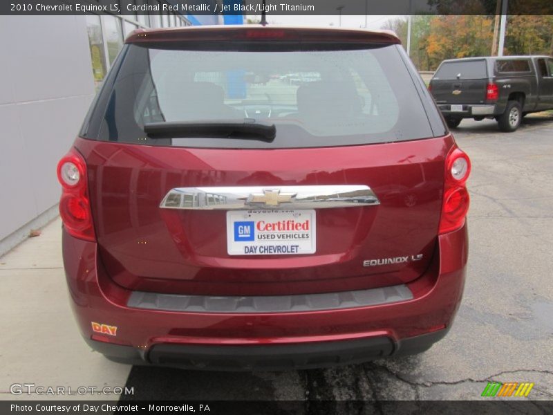Cardinal Red Metallic / Jet Black/Light Titanium 2010 Chevrolet Equinox LS