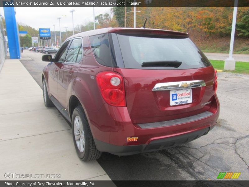 Cardinal Red Metallic / Jet Black/Light Titanium 2010 Chevrolet Equinox LS