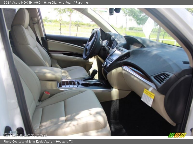 White Diamond Pearl / Parchment 2014 Acura MDX SH-AWD