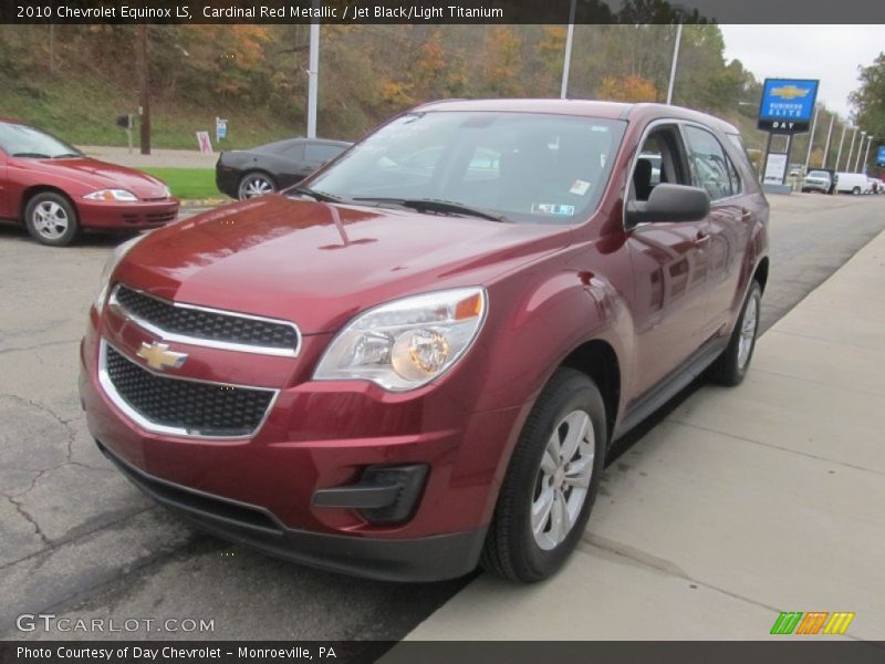 Cardinal Red Metallic / Jet Black/Light Titanium 2010 Chevrolet Equinox LS