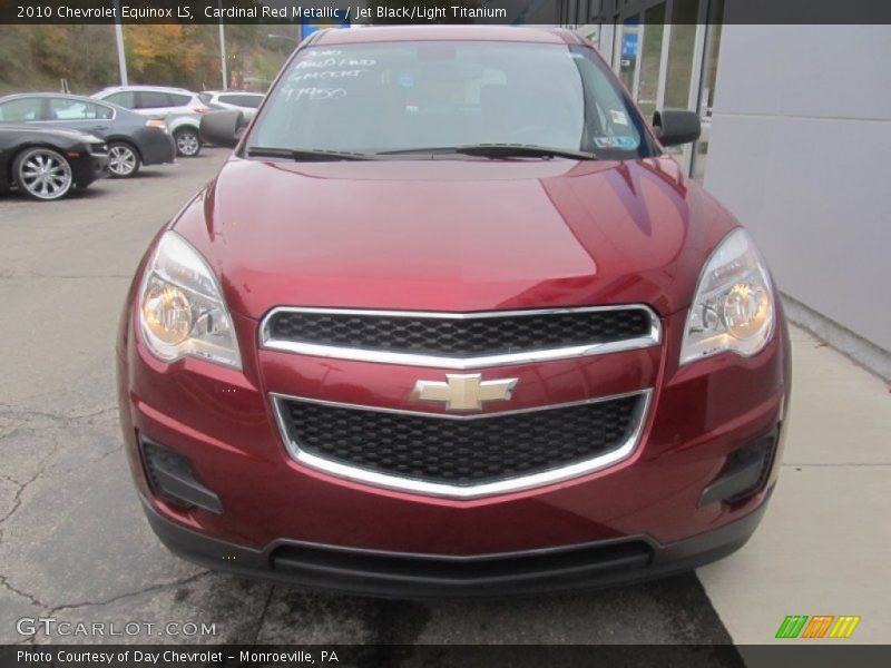 Cardinal Red Metallic / Jet Black/Light Titanium 2010 Chevrolet Equinox LS