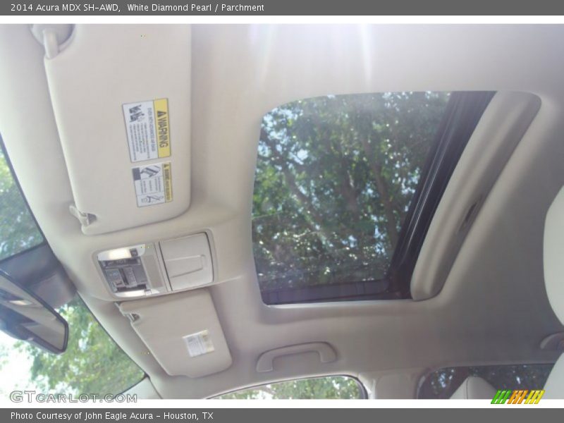 White Diamond Pearl / Parchment 2014 Acura MDX SH-AWD