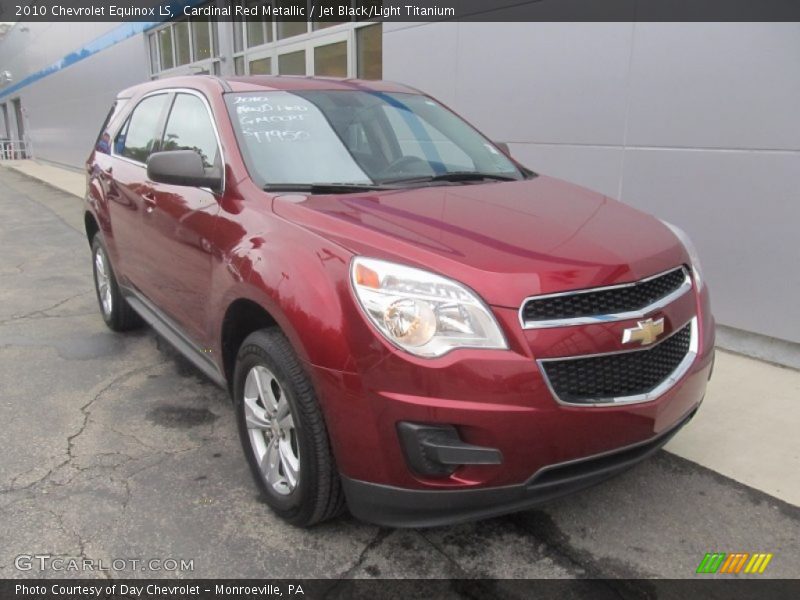 Cardinal Red Metallic / Jet Black/Light Titanium 2010 Chevrolet Equinox LS