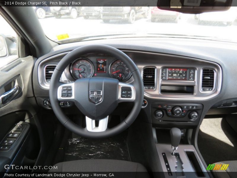 Pitch Black / Black 2014 Dodge Charger SE