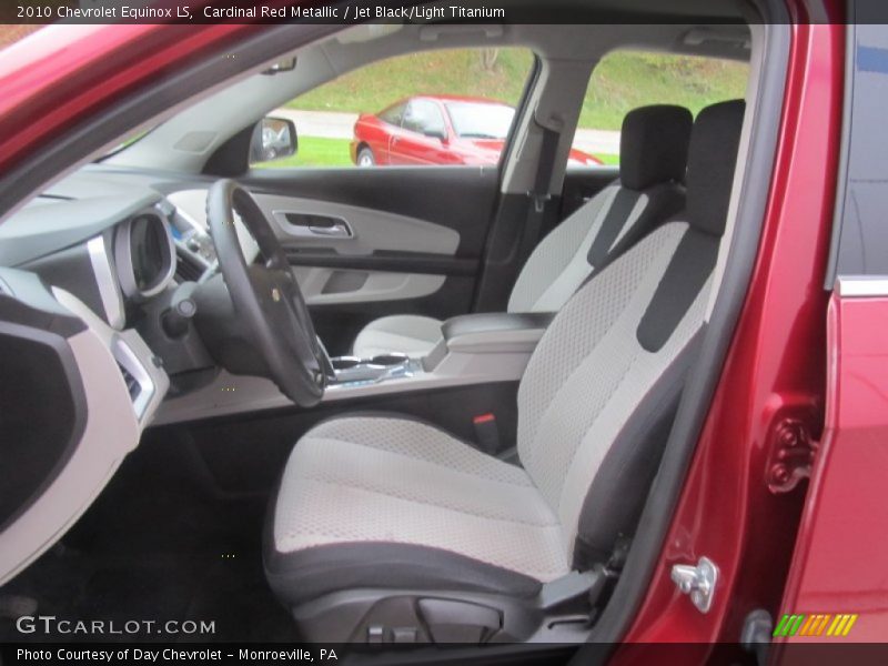 Cardinal Red Metallic / Jet Black/Light Titanium 2010 Chevrolet Equinox LS