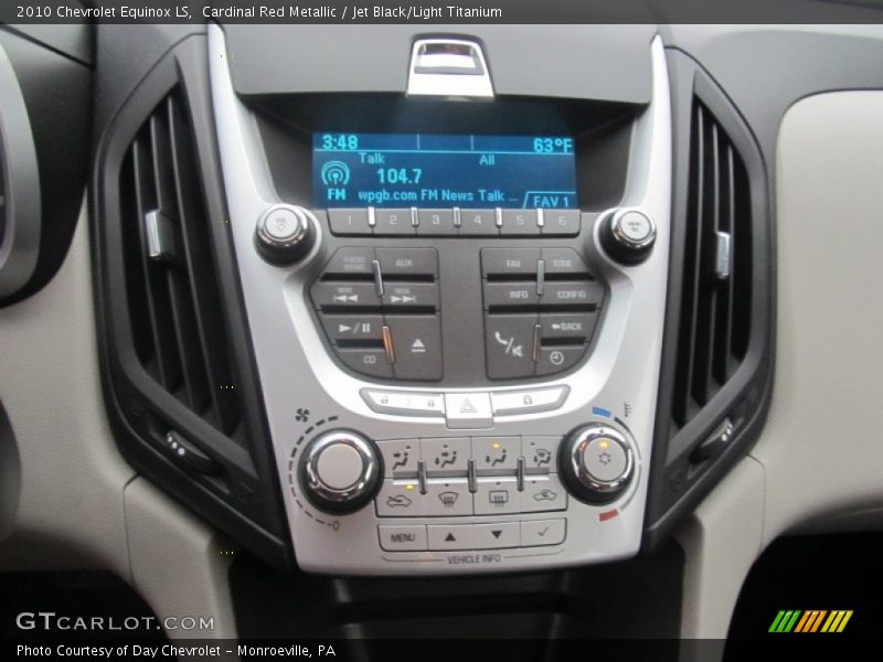 Cardinal Red Metallic / Jet Black/Light Titanium 2010 Chevrolet Equinox LS