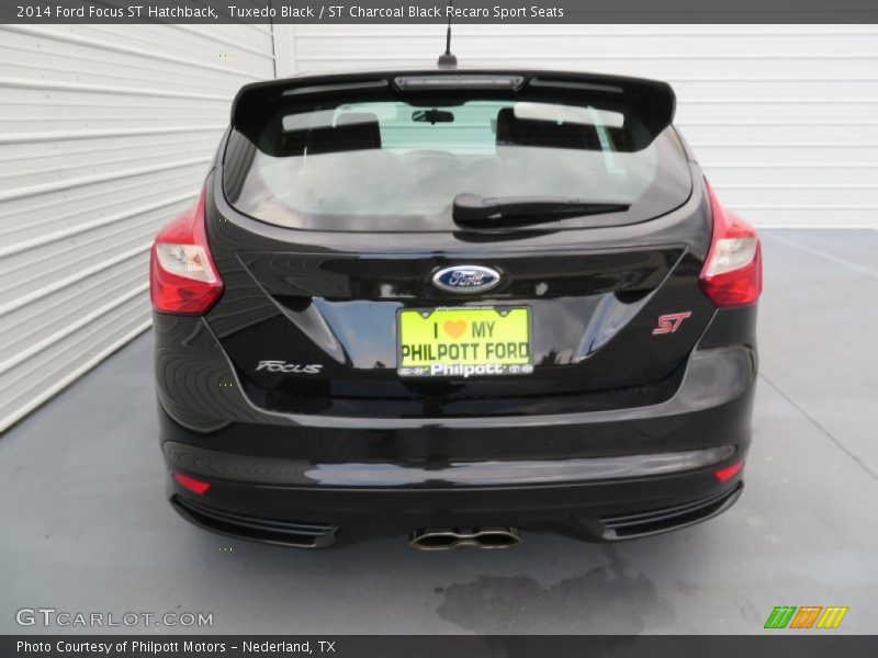 Tuxedo Black / ST Charcoal Black Recaro Sport Seats 2014 Ford Focus ST Hatchback