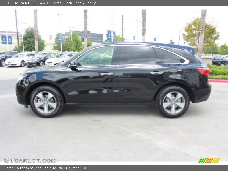 Crystal Black Pearl / Ebony 2014 Acura MDX SH-AWD