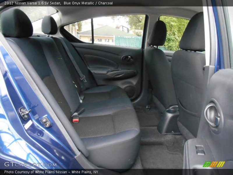 Blue Onyx Metallic / Charcoal 2012 Nissan Versa 1.6 SV Sedan