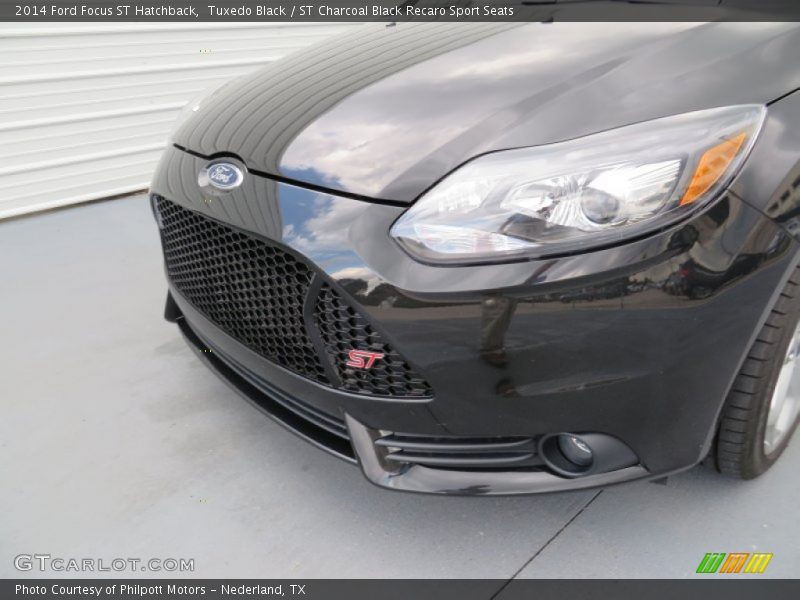 Tuxedo Black / ST Charcoal Black Recaro Sport Seats 2014 Ford Focus ST Hatchback