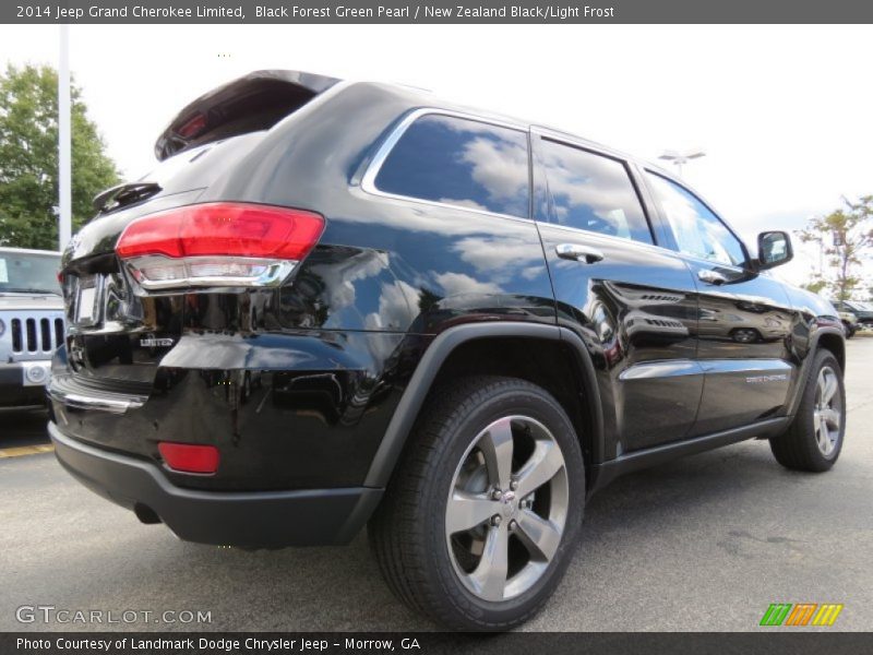 Black Forest Green Pearl / New Zealand Black/Light Frost 2014 Jeep Grand Cherokee Limited