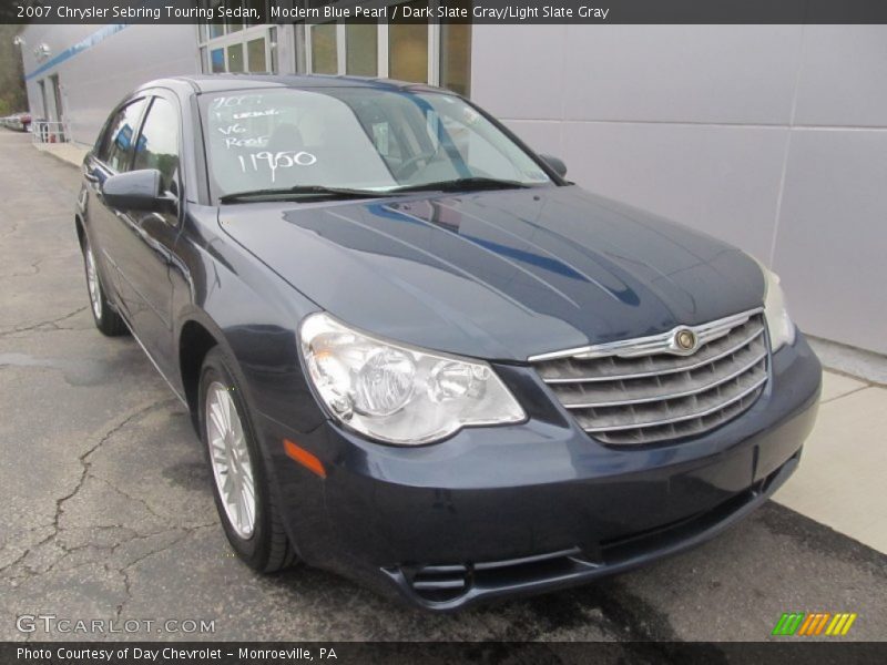 Modern Blue Pearl / Dark Slate Gray/Light Slate Gray 2007 Chrysler Sebring Touring Sedan