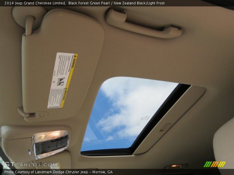 Black Forest Green Pearl / New Zealand Black/Light Frost 2014 Jeep Grand Cherokee Limited