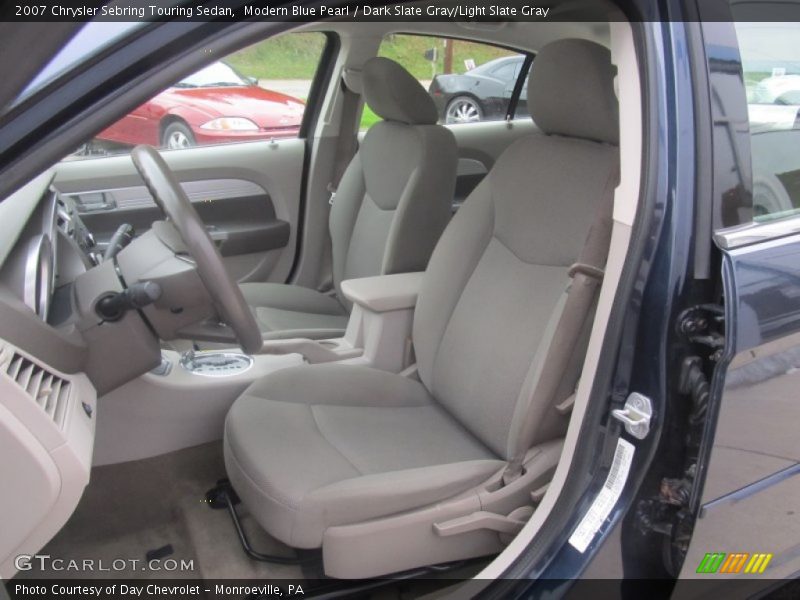 Modern Blue Pearl / Dark Slate Gray/Light Slate Gray 2007 Chrysler Sebring Touring Sedan