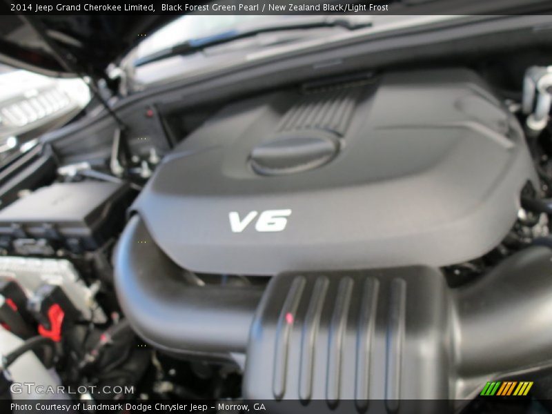 Black Forest Green Pearl / New Zealand Black/Light Frost 2014 Jeep Grand Cherokee Limited