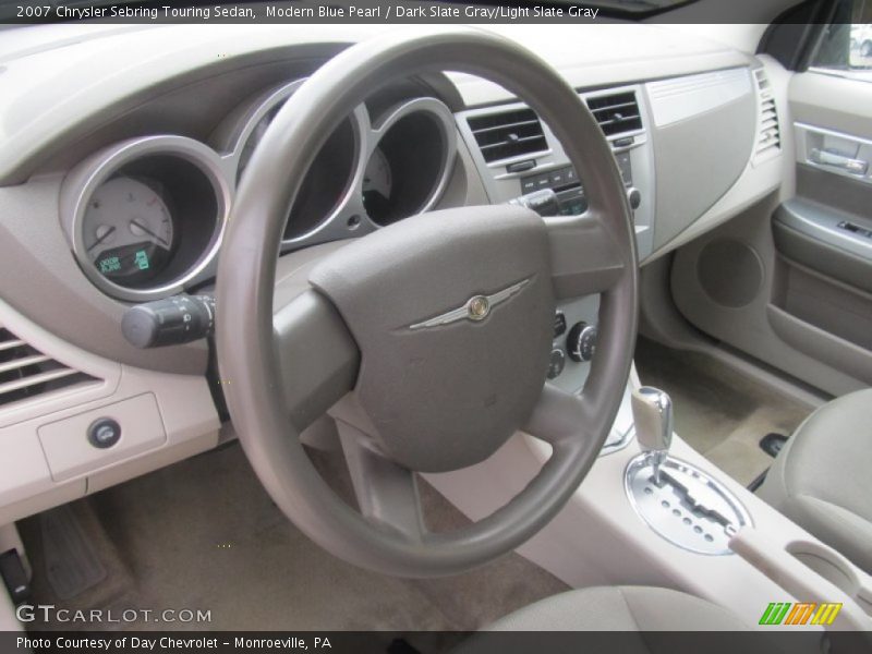 Modern Blue Pearl / Dark Slate Gray/Light Slate Gray 2007 Chrysler Sebring Touring Sedan