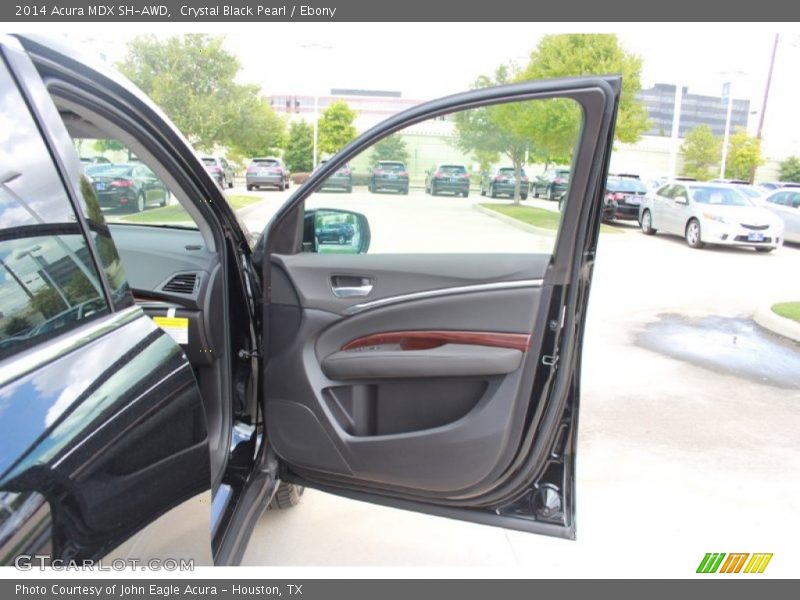 Crystal Black Pearl / Ebony 2014 Acura MDX SH-AWD