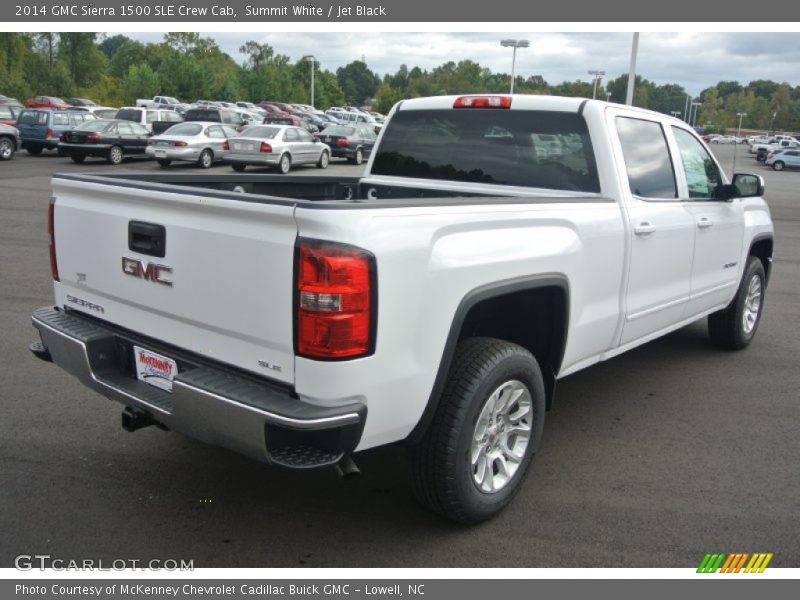 Summit White / Jet Black 2014 GMC Sierra 1500 SLE Crew Cab
