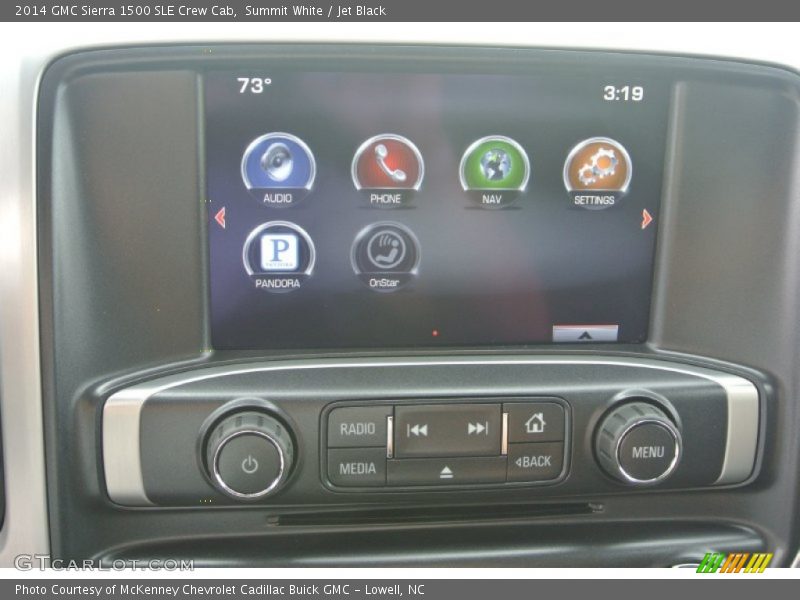 Summit White / Jet Black 2014 GMC Sierra 1500 SLE Crew Cab