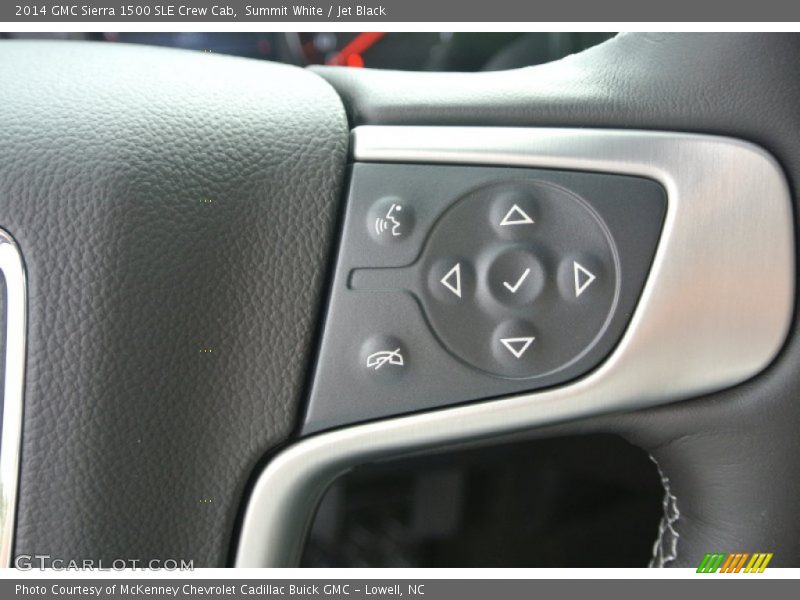 Summit White / Jet Black 2014 GMC Sierra 1500 SLE Crew Cab