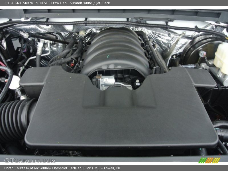 Summit White / Jet Black 2014 GMC Sierra 1500 SLE Crew Cab