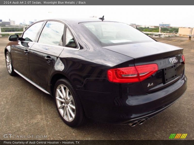 Moonlight Blue Metallic / Black 2014 Audi A4 2.0T Sedan