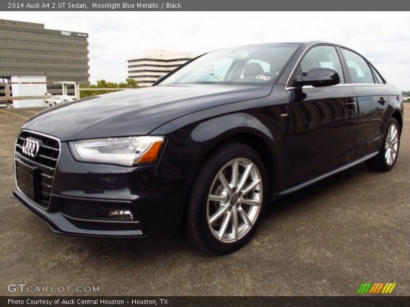 Moonlight Blue Metallic / Black 2014 Audi A4 2.0T Sedan