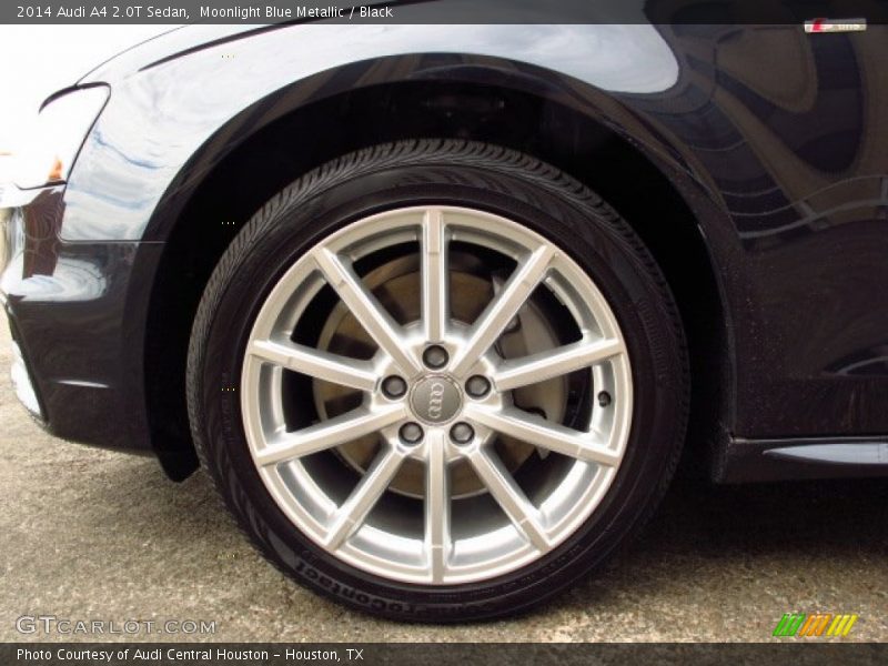 Moonlight Blue Metallic / Black 2014 Audi A4 2.0T Sedan
