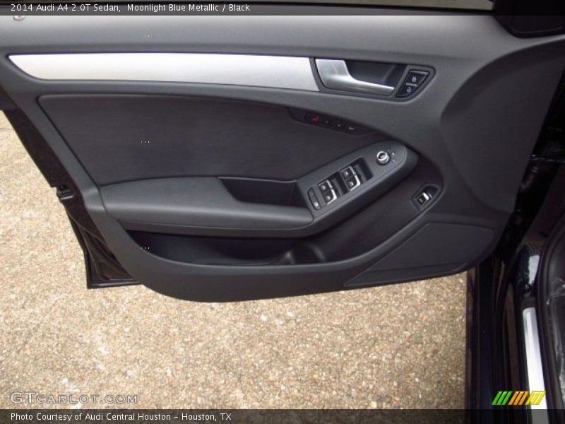 Moonlight Blue Metallic / Black 2014 Audi A4 2.0T Sedan